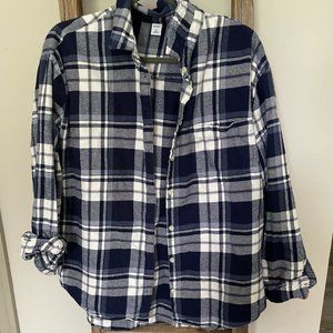 Blue Plaid Old Navy